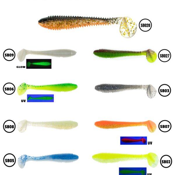 Fujin Round Bait 100mm Silikon Balık