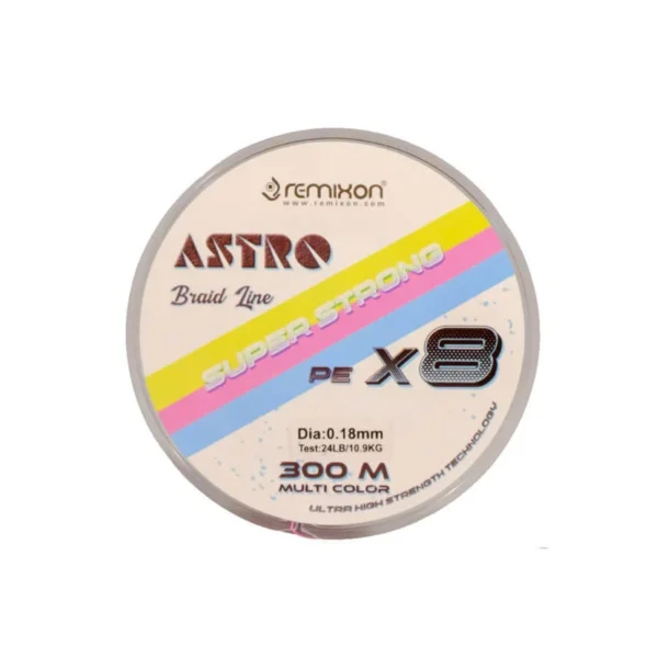 Remixon Astro 8x 300m Multi Color İp Misina 0,18 mm
