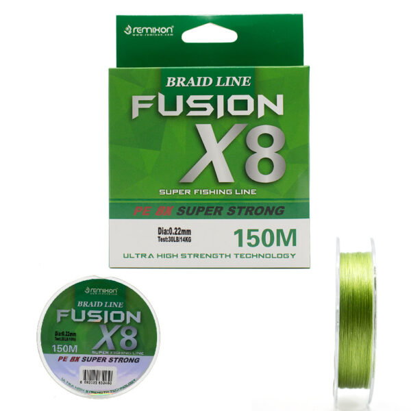 Remixon Fusion 150M X8 Green İp Misina 0.06 mm