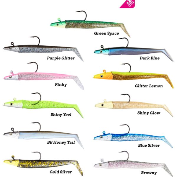 Fujin Zand Eel 11cm 7gr-14gr Double Body+Head Silikon Balık