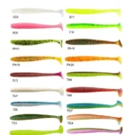 Lucky John S-Shad Tail 3.8'' (9.65 cm) 5P Silikon Yem
