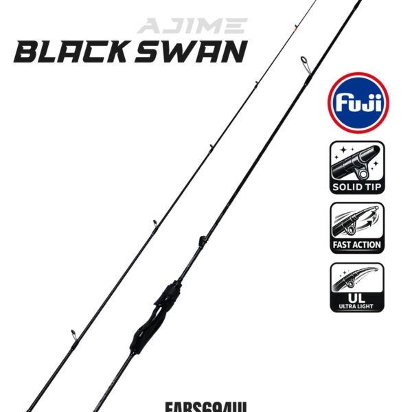Fujin Ajime Black Swan 190cm 03-4gr Aji LRF Kamışı