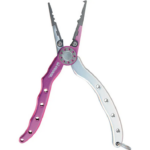 Kahara 6.5İnc Aluminum Pliers Slim Type Pink Silver
