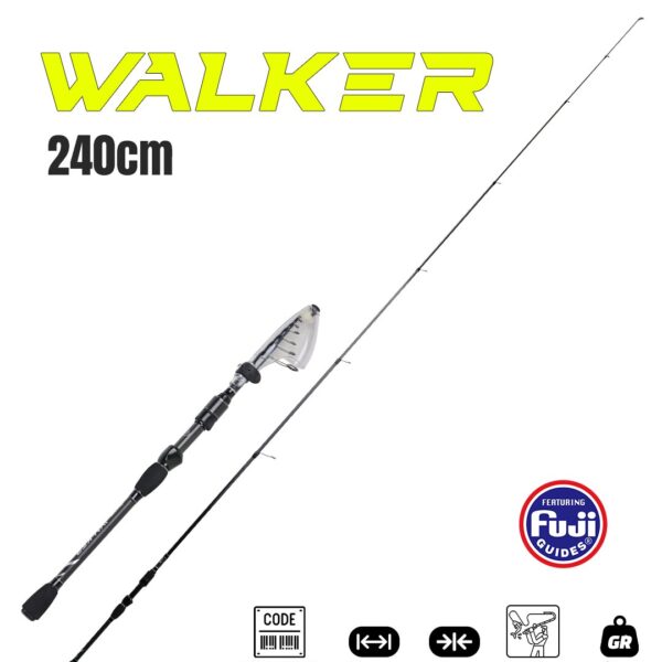 Fujin Walker 240cm 3-15gr Teleskopik Spin Kamışı