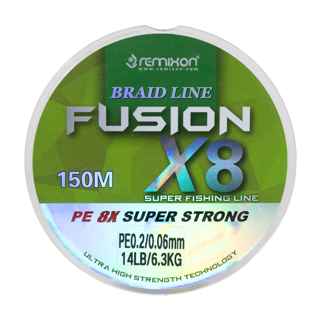 remixon-fusion-150m-x8-green-ip-misina-ip-misinalar-remixon-413186-20-B Remixon Fusion 150M X8 Green İp Misina - Görsel 1