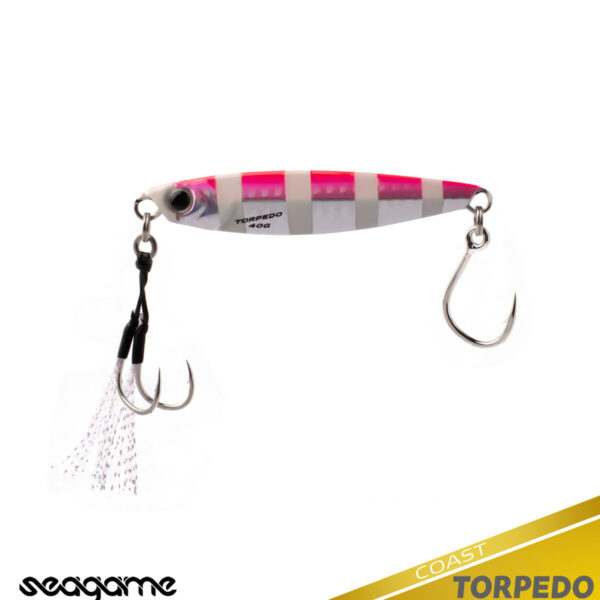 SEAGAME TORPEDO COAST 40G #002 PINK ZEBRA GLOW