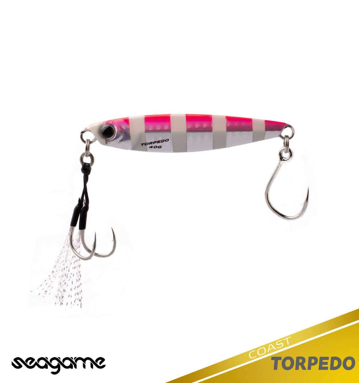 1965656 SEAGAME TORPEDO COAST 40G #002 PINK ZEBRA GLOW - Görsel 1